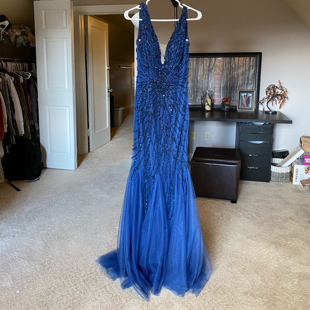 Jovani beaded gown - Picture 1 of 8